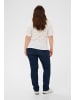 KAFFE curve T-Shirt kurzarm KCcordely Regular fit in Chalk W. Red Hearts