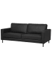 Beliani 3-Sitzer Sofa SAVALEN in Schwarz - (W) 204 x (H) 87 x (L) 91 cm