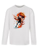 F4NT4STIC Longsleeve Shirt Basketball Spieler in weiß