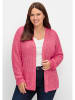 sheego Strickjacke in pink