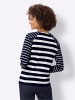 Sieh an! Streifenshirt in marine-ecru-geringelt