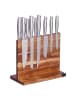 relaxdays Messerblock in Braun - (B)31 x (H)25,5 x (T)15 cm