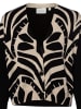 comma Pullover in schwarz beige - 0001