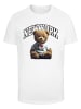 Mister Tee Mister Tee New York College Bear Tee in white