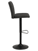 ebuy24 Barhocker Syra Dunkelgrau 2er Set
