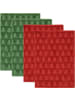 Erwin Müller Frottier, Baumwolle, Jacquard Frottier-Geschirrtuch 4er-Pack in bunt