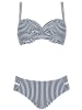 SUNFLAIR Bikini in blau/weiß
