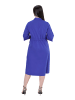 Ulla Popken Midikleid in blauviolett