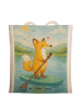 Mr. & Mrs. Panda Shopping Tasche Fuchs Stand Up Paddling Design ... in Weiß