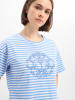 JOOP! T-Shirt in hellblau weiß