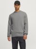 Jack & Jones Strickpullover in Gray Flannel