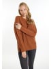 myMo Damen Strickpullover in Hellbraun