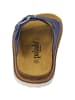 Palado Pantoletten Korfu FR Velours Premium Leather in Blau