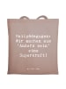 Mr. & Mrs. Panda Shopping Tasche Spruch Heilpädagogin Superkraft... in Braun Pastell