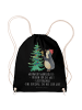 Mr. & Mrs. Panda Beutel Pinguin Weihnachtsbaum mit Spruch in Schwarz