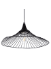 Beliani Pendelleuchten GIONA in Schwarz - (W) 40 x (H) 128 x (L) 40 cm