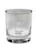 Mr. & Mrs. Panda Whiskyglas Pinguin Duschen ohne Spruch in Transparent
