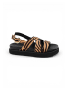 Apple of Eden Sandale REESE in DK BEGE-BLACK