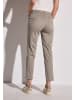 Street One Satin-Hose im Casual Fit in Beige