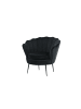 ebuy24 Sessel Nice Schwarz 83 x 76 cm
