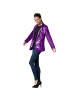 tectake Damen-Jackett mit glitzernden Pailletten, lila