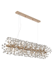 Globo lighting Luster "KATRINA" in gold