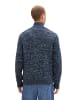 Tom Tailor Pullover KNITTED TROYER in Blau