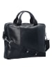 Leonhard Heyden Roma Aktentasche Leder 37 cm Laptopfach in schwarz