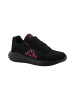Kappa Kappa Turnschuhe in black/pink