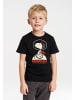 Logoshirt T-Shirt Snoopy - Moonwalker in schwarz