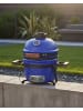 Beliani Holzkohlegrill KAMADO in Blau - (W) 54 x (H) 48 x (L) 35 cm