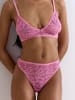 Erlich Textil  Spitzen Slip ICONIC LACE BRAZIL SLIP in bubblegum