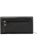 DuDu Geldbörse Leder 19 cm in schwarz