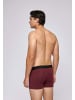 SNOCKS Boxershorts aus Bio-Baumwolle 6 Stück in Rot