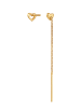 Elli Ohrringe 925 Sterling Silber Herz in Gold