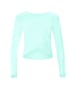 Winshape Functional Light and Soft Cropped Long Sleeve Top AET131LS in delicate mint