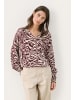 PART TWO Langarm-Bluse TenniePW Relaxed fit in Tawny Port Animal Print