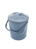 Rotho Babydesign Geruchsdichter Windelbehälter mit Deckel – 12 L, hygienisch in Misty blue