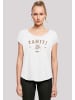 F4NT4STIC Long Cut T-Shirt Tahiti in weiß