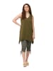 Ulla Popken Longshirt in dunkles olive