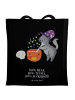 Mr. & Mrs. Panda Tote Bag Kater Hexenkessel mit Spruch in Schwarz