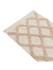Beliani Kurzflor PUNSARI in Beige - (W) 140 x (L) 200 cm