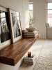 KADIMA DESIGN Wandregal MUMBAI Massiv-Holz Holzregal 140 cm Landhaus-Stil