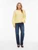 Vila Strickpullover in Pastel Yellow