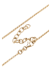 Elli Halskette 925 Sterling Silber Infinity in Gold