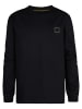 Petrol Industries Logo T-Shirt Großes Smoky in Schwarz