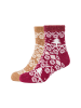 camano Kurzsocken cosy norwegian winter 2er Pack warm & cozy in anemone