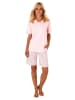 NORMANN Shorty Pyjama kurzarm - 44738 in rosa