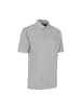 IDENTITY Polo Shirt klassisch in Grau meliert