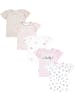 TupTam Baby Mädchen Kurzarm T-Shirt 5er Set in beige/rosa